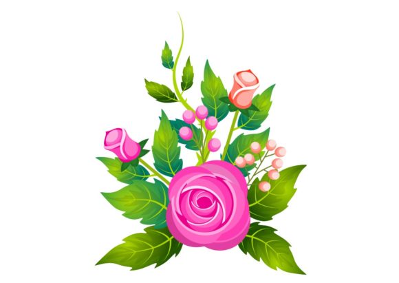 Elegant Stylized Roses: A Designer's Asset Guide