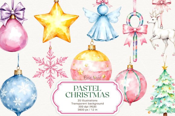 Embracing Soft Festive Charm with Pink Christmas Tree Ornaments
