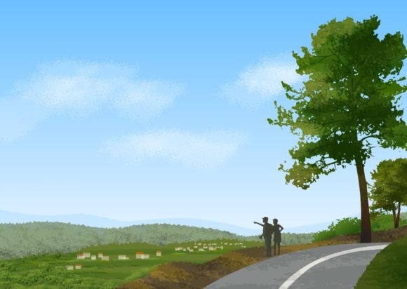 Illustrations Background - Nature: Stylized Landscapes for Modern Projects