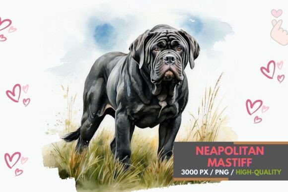 Majestic Neapolitan Mastiff Clipart: A Designer's Guide