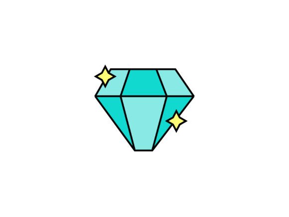 Retro Diamond Illustrations: A Versatile Design Asset for Every Project
