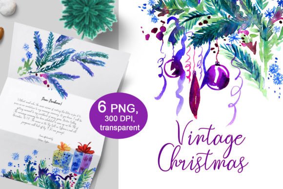 Vintage Christmas Illustrations PNG: Elevate Your Holiday Designs